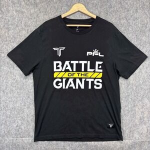 PFL T-Shirt Battle of The Giants‎ Francis Ngannou Men's XL Black MMA UFC